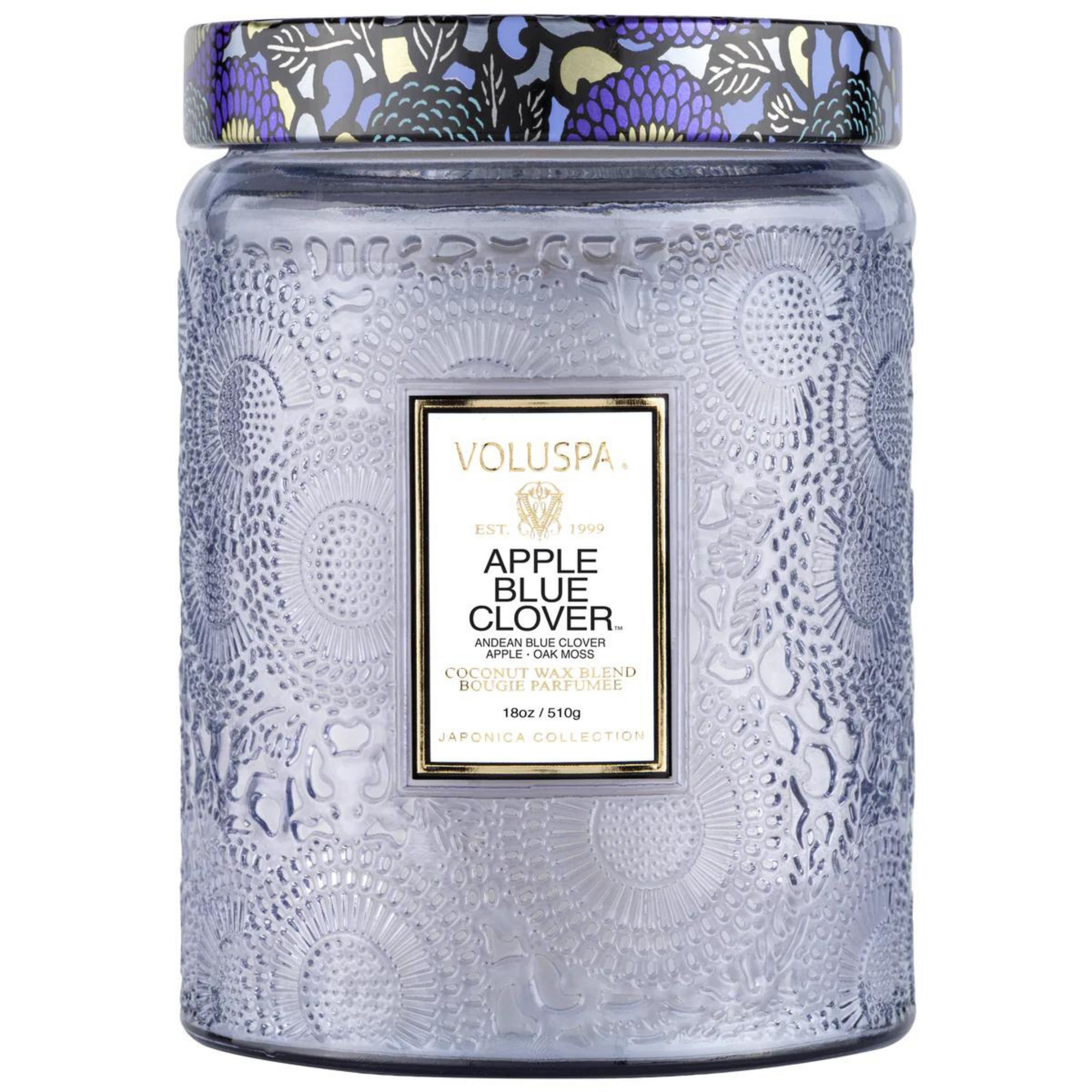 Apple Blue Clover-Large Candle